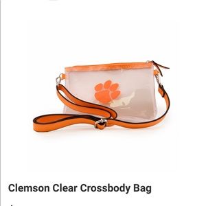 Clemson Clear Crossbody Bag